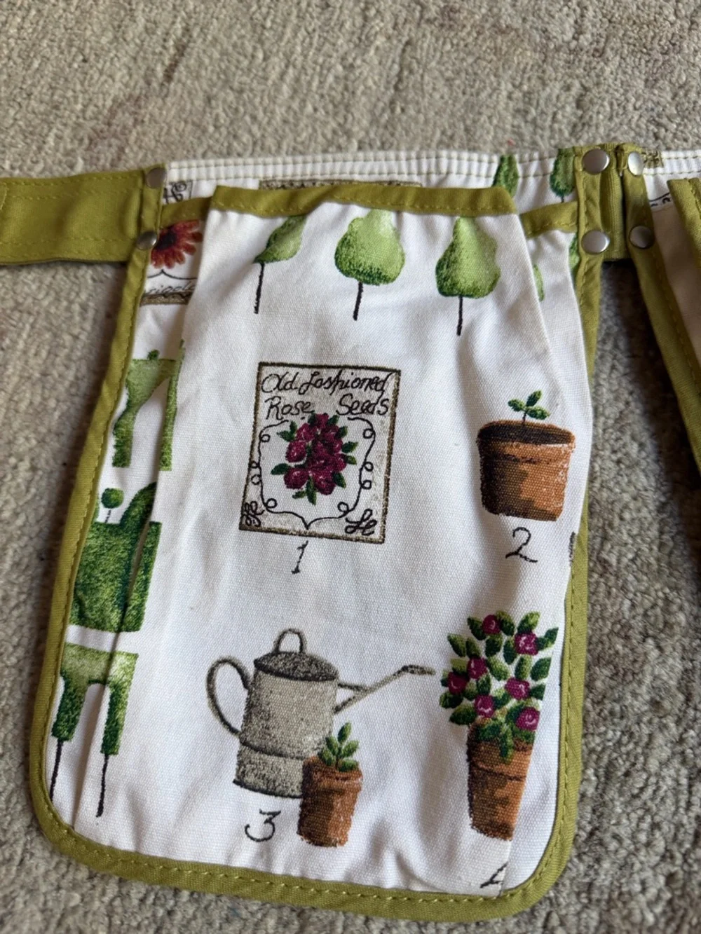 Ulster Weavers VTG Botanical Garden Tool Belt - Adjustable. UK Design Never used